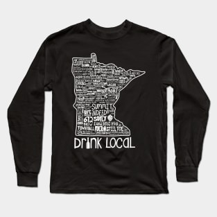 Drink Local Minnesota Beer Long Sleeve T-Shirt